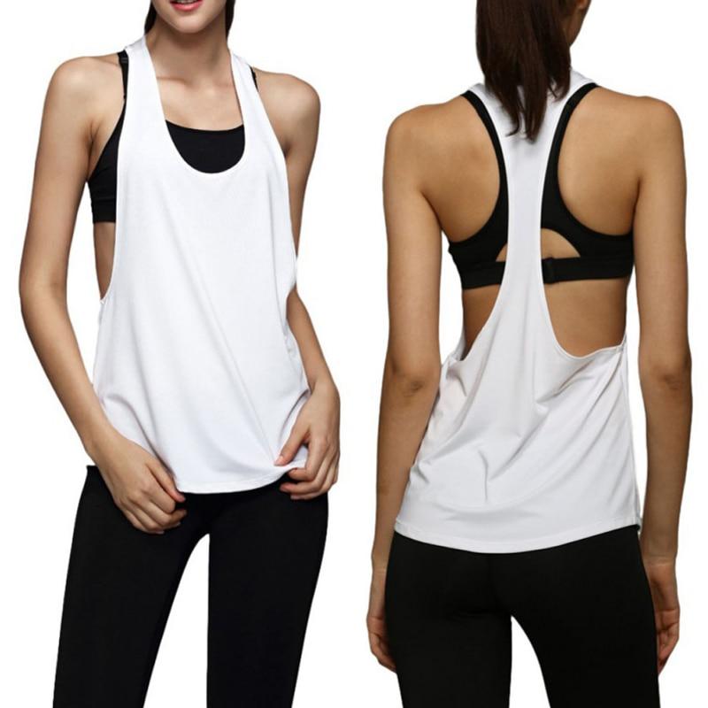 Jersey Yoga Crop Sleeveless Vest Top